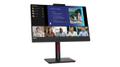 LENOVO ThinkVision T24v-30 - LED-Monitor - 61 cm (24") (23.8" sichtbar) - 1920 x 1080 Full HD (1080p) @ 75 Hz - IPS - 250 cd/m˛ - 1000:1 - 4 ms - HDMI, VGA, DisplayPort - Lautsprecher - Raven Black - Campus (63D8MAT3EU)