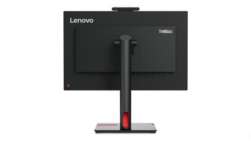 LENOVO ThinkVision T24v-30 - LED-monitor - 24" (23.8" zichtbaar) - 1920 x 1080 Full HD (1080p) @ 75 Hz - IPS - 250 cd/m˛ - 1000:1 - 4 ms - HDMI, VGA, DisplayPort - luidsprekers - ravenzwart (63D8MAT3EU)