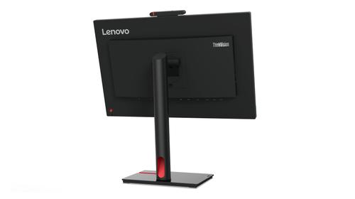LENOVO ThinkVision T24v-30 - LED-monitor - 24" (23.8" zichtbaar) - 1920 x 1080 Full HD (1080p) @ 75 Hz - IPS - 250 cd/m˛ - 1000:1 - 4 ms - HDMI, VGA, DisplayPort - luidsprekers - ravenzwart (63D8MAT3EU)