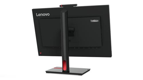 LENOVO ThinkVision T24v-30 - LED-monitor - 24" (23.8" zichtbaar) - 1920 x 1080 Full HD (1080p) @ 75 Hz - IPS - 250 cd/m˛ - 1000:1 - 4 ms - HDMI, VGA, DisplayPort - luidsprekers - ravenzwart (63D8MAT3EU)