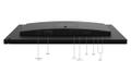 LENOVO ThinkVision T24v-30 - LED-Monitor - 61 cm (24") (23.8" sichtbar) - 1920 x 1080 Full HD (1080p) @ 75 Hz - IPS - 250 cd/m˛ - 1000:1 - 4 ms - HDMI, VGA, DisplayPort - Lautsprecher - Raven Black - Campus (63D8MAT3EU)