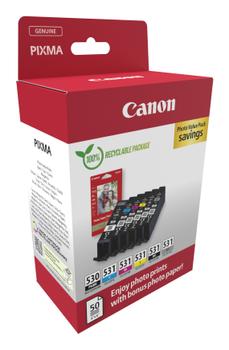 CANON PGI-530/ CLI-531 PGBK/ C/ M/ Y/ BK/  GY PHOTO VALUE SUPL (6117C004)