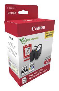 CANON PG-585XL/ CL-586XL PHOTO VALUE 4X6 PHOT PAPER(GP-501 50SHEETS) SUPL (6204C005)