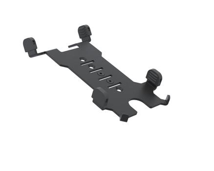 ERGONOMIC SOLUTIONS MULTIGRIP PLATE F/ BBPOS/ STRIPE WISEPOS E NO HANDLE BLACK CPNT (WIS101-MN-02)