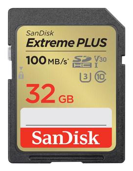 SANDISK Extreme PLUS 32GB SDHC 100MB/s UHS-I 2pk (SDSDXWT-032G-GNCI2)