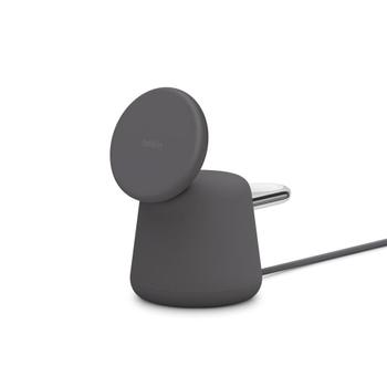 BELKIN BOOSTCHARGE PRO 2 IN 1 M 15W CHARGING STAND CHARCOAL ACCS (WIZ020VFH36)