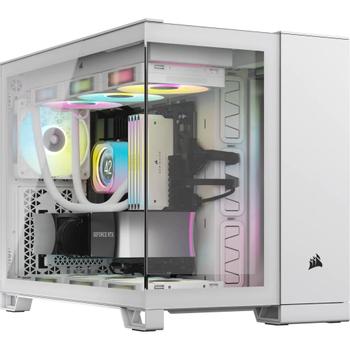 CORSAIR 2500X Rgb Micro Tower White (CC-9011268-WW)