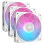 CORSAIR RX RGB Series, iCUE LINK RX120 RGB White, 120mm Fan, Triple Pack