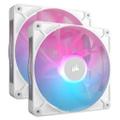 CORSAIR RX RGB Series, iCUE LINK RX140 RGB White, 140mm Fan, Dual Pack
