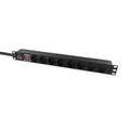 LANVIEW 19" rack mount power strip, 