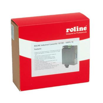 ROLINE Industrial Converter 10/ 100Base-T - Multimode Optical Fibre, SC (21.13.1143)
