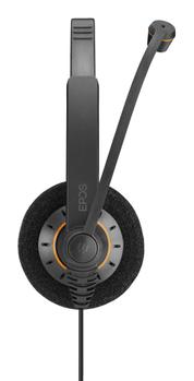 EPOS Sennheiser IMPACT SC 30 USB ML Svart med oransje glanslys, Svart (1000550)
