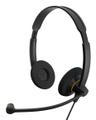 Sennheiser IMPACT SC 60 USB ML Svart med oransje glanslys, Svart