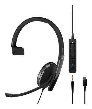 EPOS ADAPT 231 - ADAPT 200 Series - headset - op oor - Bluetooth - draadloos - USB-C via Bluetooth-adapter - zwart - gecertificeerd voor Microsoft Teams, geoptimaliseerd voor UC (1000896)
