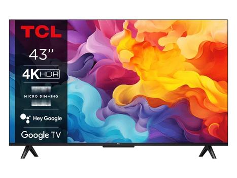 TCL 43" 43V6B 4K HDR Google TV 4K HDR, Dolby Atmos, Google TV (43V6B)