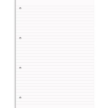 RHINO konferenceblok 60g A4 linjeret 4 huller toplimet 25ark (REGP4F25*20)