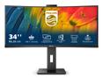 PHILIPS 34inch 3440x1440 100Hz VA CURVED H/A 180MM ULTRAWIDE USB-C DOCKING DISPLAY RJ45 PD 100W USB HUB SPEAKERS WEB CAM 5MP (34B1U5600CH/23)