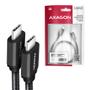 AXAGON BUCM3-CM15AB SPEED USB-C <> USB-C 3.2 Gen 1 Kabel 1.5 m (BUCM3-CM15AB)