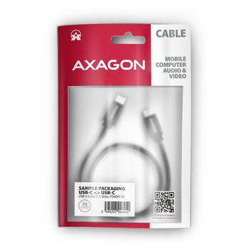 AXAGON BUCM3-CM15AB SPEED USB-C <> USB-C 3.2 Gen 1 Kabel 1.5 m (BUCM3-CM15AB)
