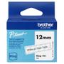 BROTHER BTAG135 12MM WHITE ON CLEAR TAPE