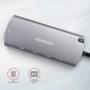 AXAGON HMC-6M2, USB 3.2 Gen 1 hub, por (HMC-6M2)