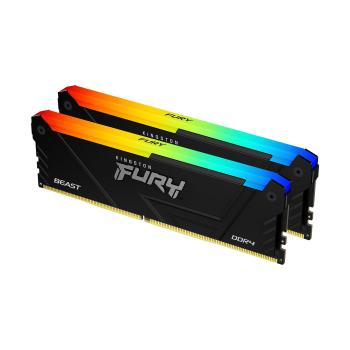 KINGSTON 64GB 3200MT/S DDR4 CL16 DIMM (KIT OF 2) FURY BEAST RGB_ (KF432C16BB2AK2/64)