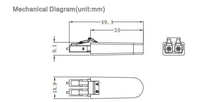 LinkIT Loopback module OS2 LC Single-mode (LI-LBMOS2-LC)
