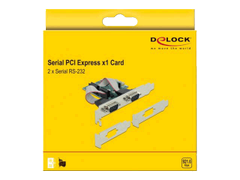 DELOCK PCI Express Card to 2 x Serial RS-232