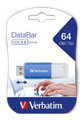 VERBATIM DataBar USB 2.0 Drive 64GB, Blue