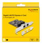 DELOCK PCI Express x1 Card to 2 x RJ45 Gigabit LAN RTL8111