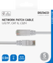 DELTACO Cat6 Network cable, 0.5m, white