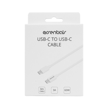 Essentials USB-C - USB-C Cable, 3m, White (1110613)