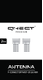 QNECT Antenna F-connector Twist-on for 5.6mm cable 2 pcs