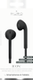 PURO ICON Stereo Earphone w/mic., Black