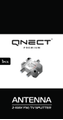 QNECT Antenna TV-splitter F-connector Class A 1-in/2-out