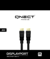 QNECT DisplayPort 1.4 male - male, 4m