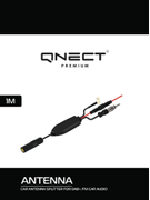 QNECT Antenna DAB+/FM-splitter for car audio