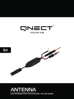 QNECT Antenna DAB+/ FM-splitter for car audio (101995)