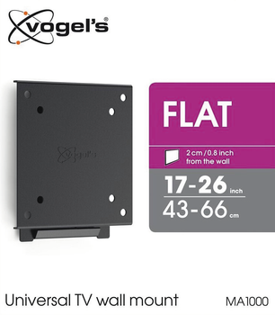 VOGELS MA1000 Väggfäste Flat 17-26 tum (8571000)