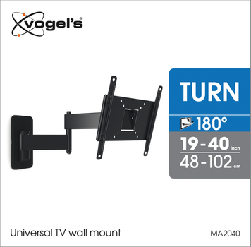 VOGELS MA2040 Vægbeslag 180° drejelig 19-40 tommer (8572040)