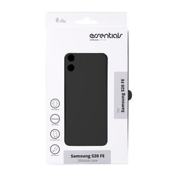 Essentials Samsung Galaxy S20 FE silicone back cover, Black (1110749)