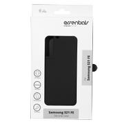 Essentials Samsung Galaxy S21 FE silicone back cover, Black (1110750)