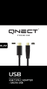 QNECT USB 3.1 C male - USB 2.0 type B Micro male, 0.2m