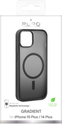 PURO iPhone 15 Plus cover GRADIENT, black