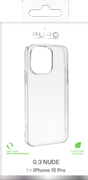 PURO iPhone 15 Pro 0.3 NUDE Ultra slim TPU case