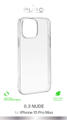 PURO iPhone 15 Pro Max 0.3 NUDE Ultra slim TPU case