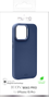 PURO iPhone 15 Pro silicon cover ICON MAG PRO, dark blue