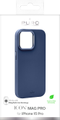 PURO iPhone 15 Pro silicon cover ICON MAG PRO, dark blue