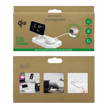 4smarts Qi2 Charging Station Trident white (4S540998)