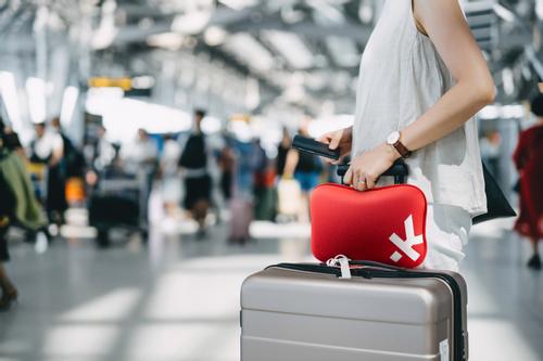 SKROSS Travel Pillow Mini - Red / White (SKTA1001MIPRECN)